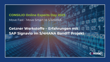 Thumbnail: Getzner Werkstoffe - Erfahrungen mit SAP Signavio im S/4HANA BandIT Projekt
