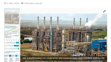 S/4HANA-Transformation der EHS-Funktionen für Chemie- und Pharmaunternehmen