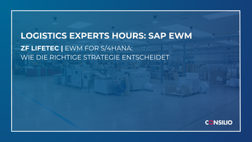 Thumbnail: "Logistics Experts Hours: SAP EWM - Kundenvortrag ZF Lifetec"