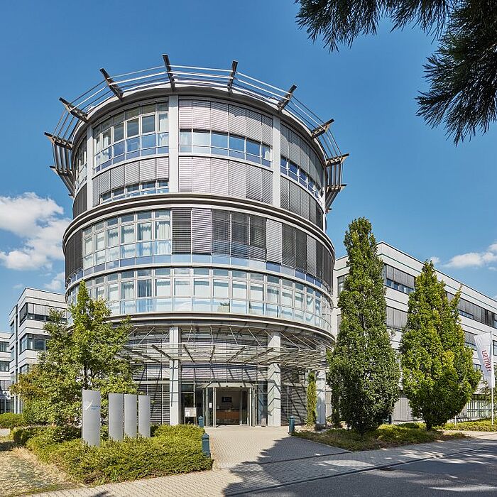 Außenansicht des CONSILIO-Standorts im SAP Campus Walldorf