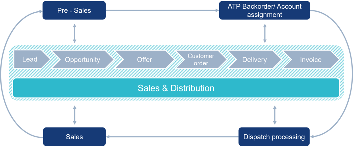 Graphical overview of SAP Sales & Distribution