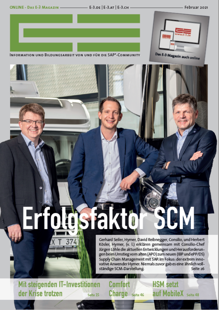 CONSILIO Coverstory im E-3 Magazin