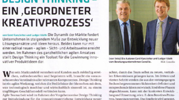 Design Thinking als agiles Tool für Produktinnovation